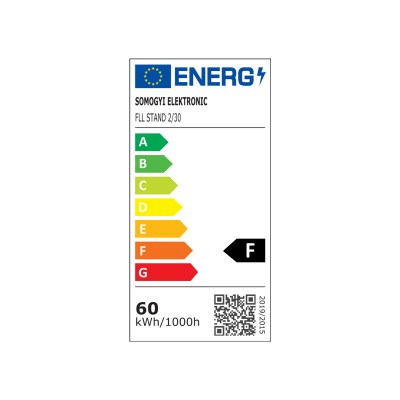 LED fényvető, állványos, 2x30W, 4000 lm, IP65 - FLL STAND 2/30